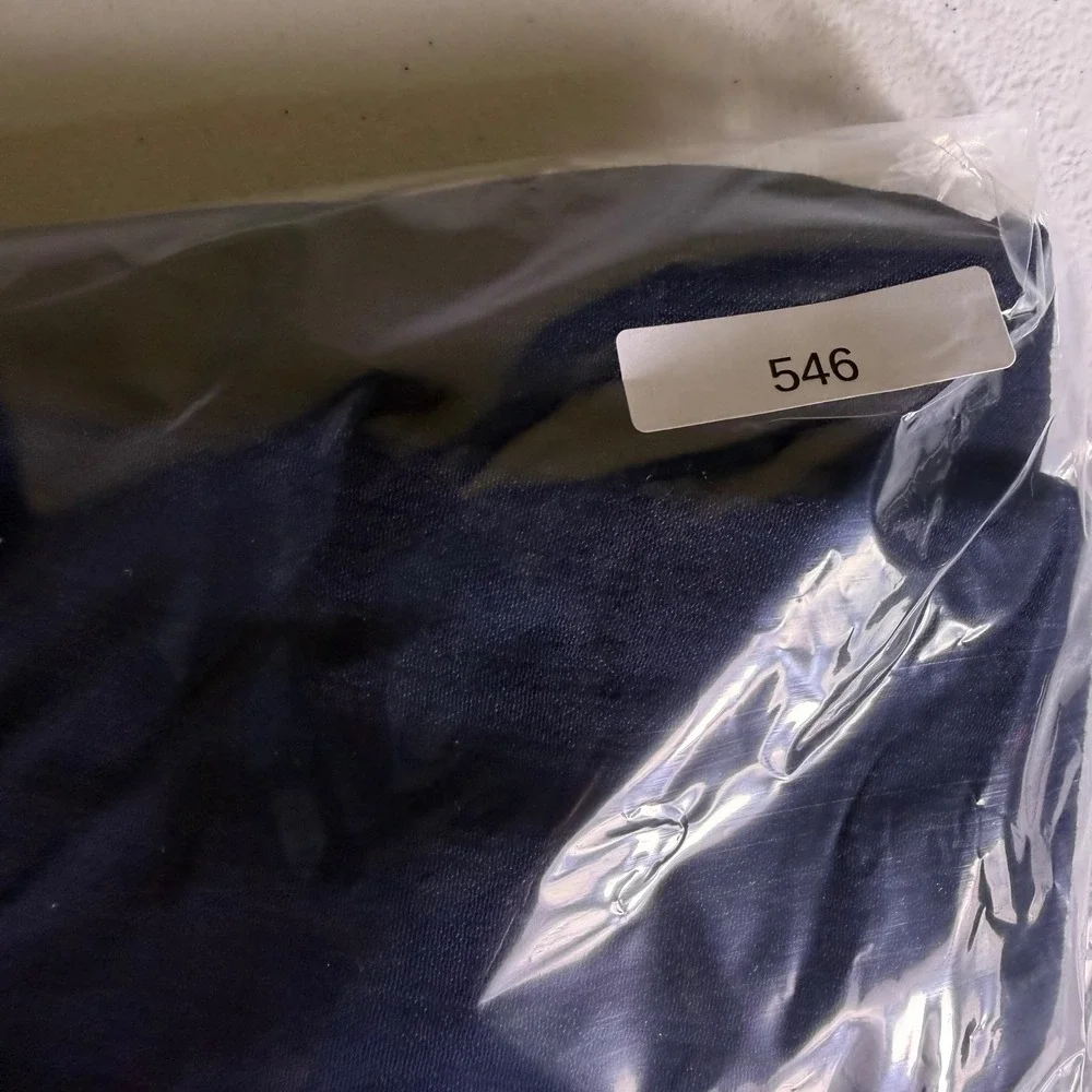 NWT VTG 90s Maggie Barnes 32W Navy High Rise Pants Minimalist Pull‎ On